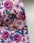 Dusky Rose Garden Jersey Fabric - Blush Pink