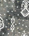 Ikat Cotton - Charcoal Ikat Printer Soft Cotton