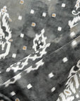 Ikat Cotton - Charcoal Ikat Printer Soft Cotton