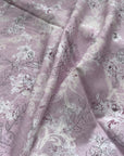 Cotton Fabric in Pale Pink - Dusky Bloom