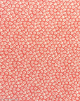 Cotton Lawn Dress Fabric - Foliage On Red
