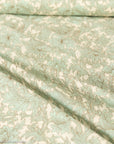 Cotton Lawn Dress Fabric - Vintage Flowers Dusky Green