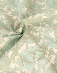 Cotton Lawn Dress Fabric - Vintage Flowers Dusky Green