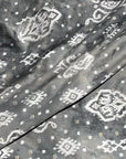 Ikat Cotton - Charcoal Ikat Printer Soft Cotton